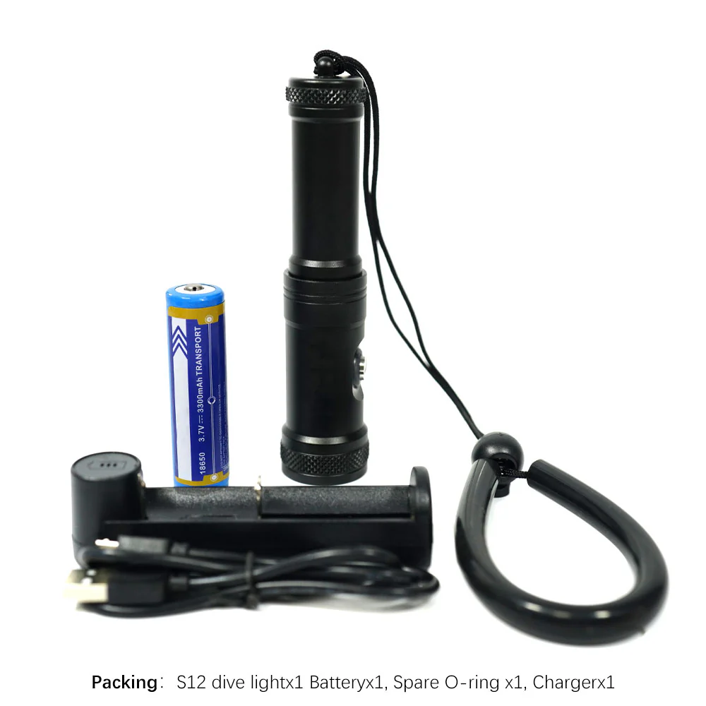 HotDive DT12 — Linterna de Buceo Compacta 1200 Lúmenes - Imagen 3