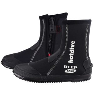 Botas de buceo de neopreno de 5 mm para aguas frías